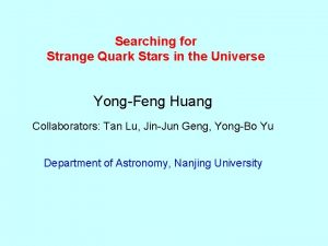 Searching for Strange Quark Stars in the Universe