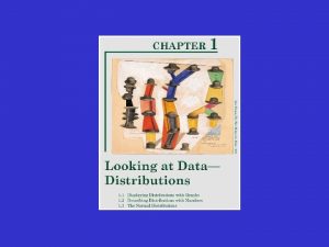 1 2 Describing Distributions with Numbers A Measures