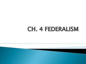 Federalism the division of power worksheet