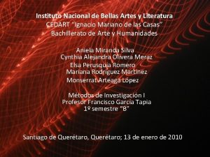 Instituto Nacional de Bellas Artes y Literatura CEDART