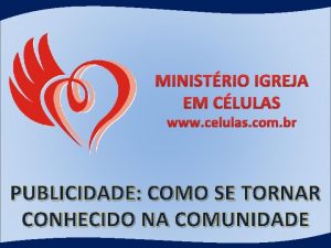 MINISTRIO IGREJA EM CLULAS www celulas com br