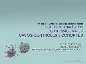 Estudios de casos y controles