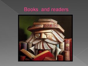 Books and readers Book review Genres of books