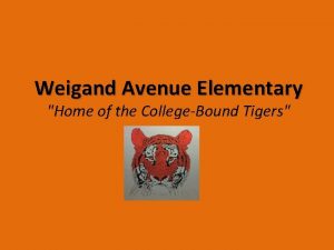 Weigand avenue elementary