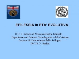 Epilessia a parossismi rolandici