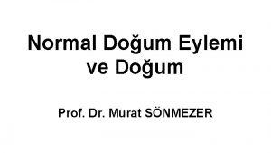 Ritgen manevrası nedir