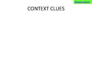 Types of context in writing