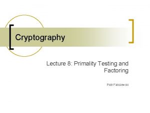 Mr. pollard cryptography