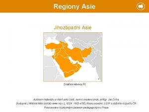 Regiony asie