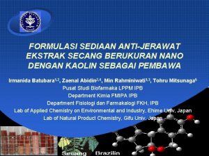 FORMULASI SEDIAAN ANTIJERAWAT EKSTRAK SECANG BERUKURAN NANO DENGAN