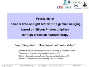 Feasibility of inbeam timeofflight SPECTPET gamma imaging based