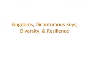 Keys and kingdoms