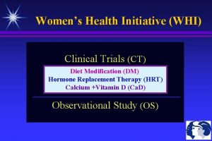 Womens Health Initiative WHI Clinical Trials CT Diet