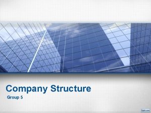 Company structure unit 3