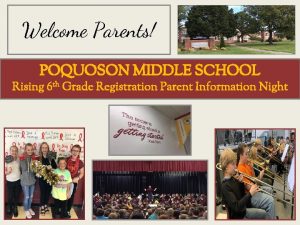 Welcome Parents POQUOSON MIDDLE SCHOOL Rising 6 th