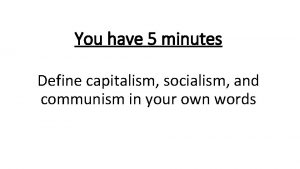 Communism and capitalism dbq answer key