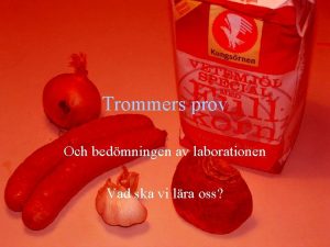 Trommers prov