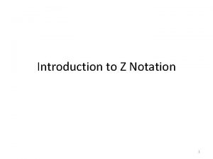 Z notation in math