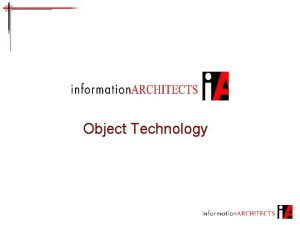 Object Technology Course Aim The Object Technology course