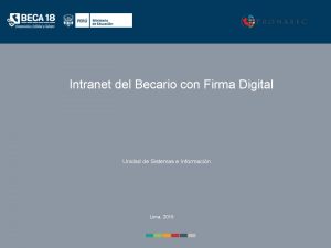 Intranet del becario