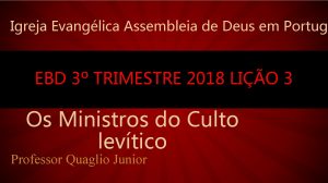 Igreja Evanglica Assembleia de Deus em Portuga EBD