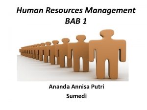 Human Resources Management BAB 1 Ananda Annisa Putri