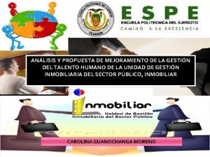 ANLISIS Y PROPUESTA DE MEJORAMIENTO DE LA GESTIN