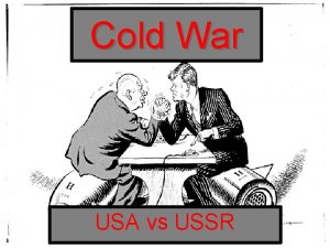 Cold War USA vs USSR What does this