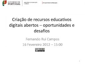 Criao de recursos educativos digitais abertos oportunidades e