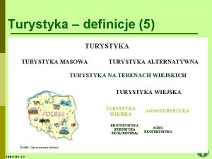 Turystyka masowa definicja