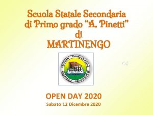 Scuola Statale Secondaria di Primo grado A Pinetti