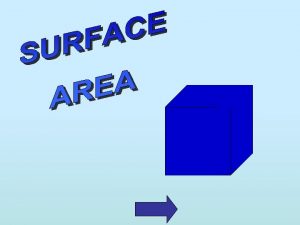 Flat surface area