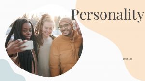 Social cognitive personality Social cognitive personality