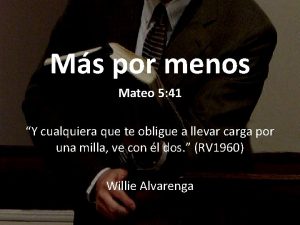 Mateo 5:41