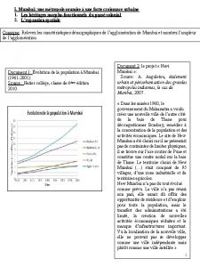 I Mumbai une mtropole soumise une forte croissance