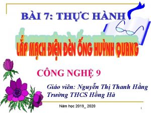 CNG NGH 9 Gio vin Nguyn Th Thanh