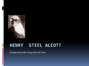 Henry alcott