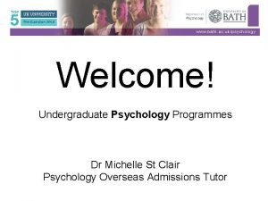 www bath ac ukpsychology Welcome Undergraduate Psychology Programmes