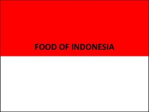 FOOD OF INDONESIA Bakso The meatballs 1 kilo