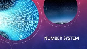 Characteristics of hexadecimal number system