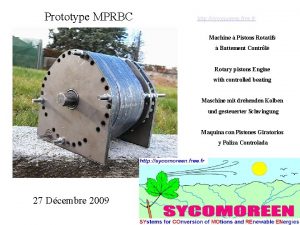 Prototype MPRBC http sycomoreen free fr Machine Pistons