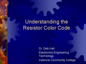 Resistor nominal value