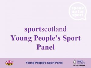 sportscotland Young Peoples Sport Panel Megan Glancy The