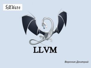 LLVM IRs AST LLVM IR C Fortran Code