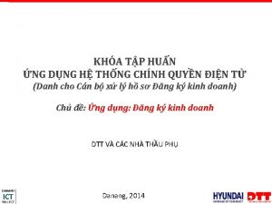 KHA TP HUN NG DNG H THNG CHNH