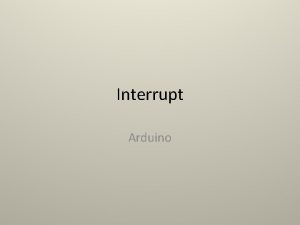 Arduino mega interrupt pin