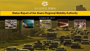 Alamo regional mobility authority