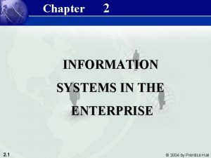 Management Information Systems 8e Chapter 2 Information Systems