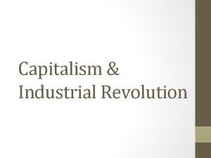 Capitalism def Capitalism def