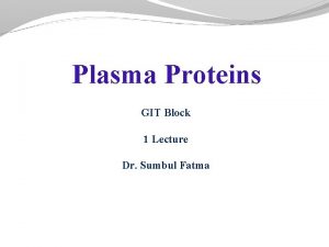 Types of plasma